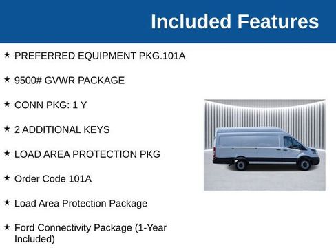 New 2026 Ford Transit 350 148 High Roof Extended w/ Load Area Protection Package image 4