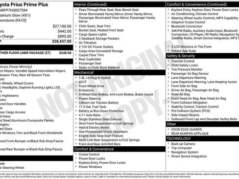 Used 2017 Toyota Prius Prime Plus FWD image 29