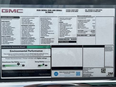 New 2026 GMC Sierra 2500 Denali Ultimate AWD/4WD image 21