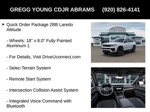 New 2026 Jeep Grand Cherokee Altitude AWD/4WD image 33
