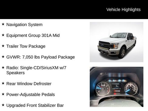 Used 2018 Ford F150 XLT w/ Equipment Group 301A Mid image 2