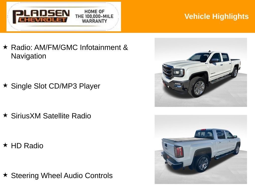 Used 2018 GMC Sierra 1500 SLT AWD/4WD image 13