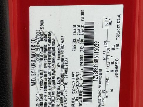 Used 2011 Ford Mustang Shelby GT500 w/ SVT Performance Pkg RWD image 30