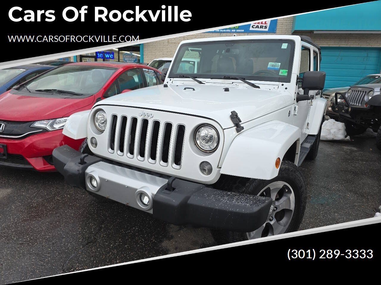 Used 2017 Jeep Wrangler Unlimited Sahara w/ Max Tow Package AWD/4WD image 1