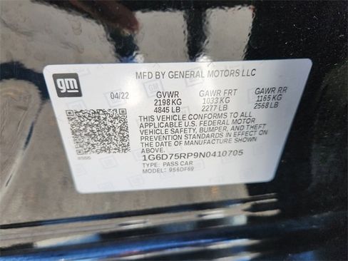 Used 2022 Cadillac CT4 V Blackwing w/ Carbon Fiber 1 Package image 17