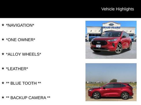 Certified 2024 Ford Escape ST-Line w/ Tech Pack #1 FWD image 4