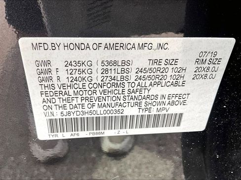Used 2020 Acura MDX FWD w/ Technology Package image 42