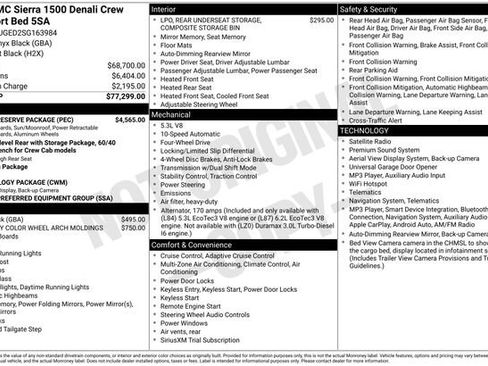 Used 2025 GMC Sierra 1500 Denali w/ Denali Reserve Package AWD/4WD image 36