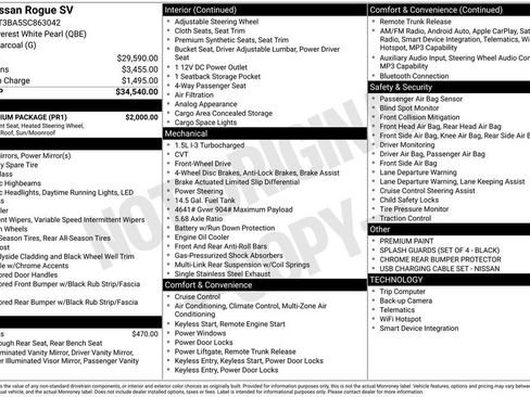 Used 2025 Nissan Rogue SV w/ SV Premium Package FWD image 11