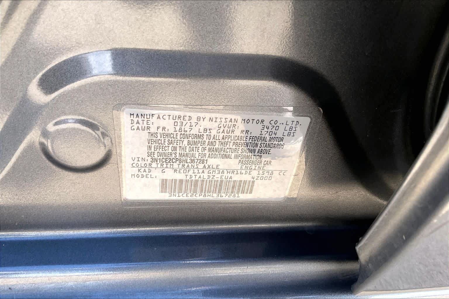 Used 2017 Nissan Versa Note SV FWD image 33