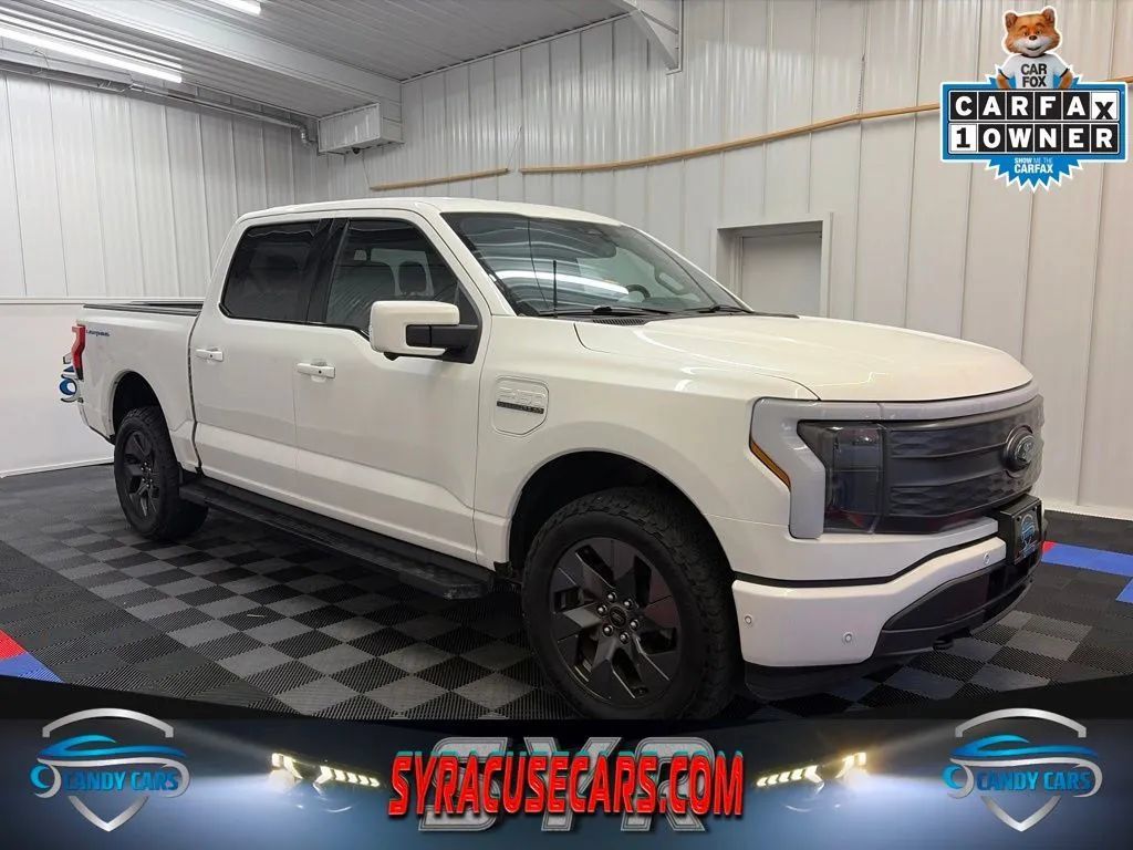 Used 2022 Ford F150 Lightning Lariat AWD/4WD image 1