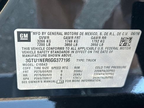 Used 2016 GMC Sierra 1500 SLT RWD image 52