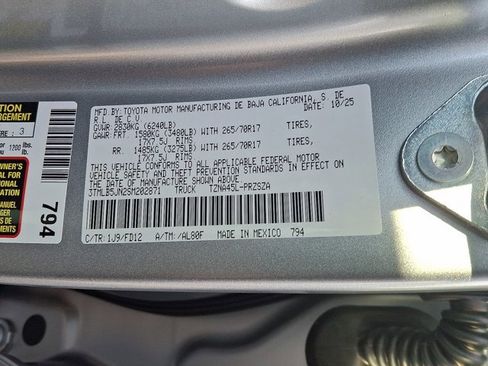 New 2025 Toyota Tacoma SR image 19