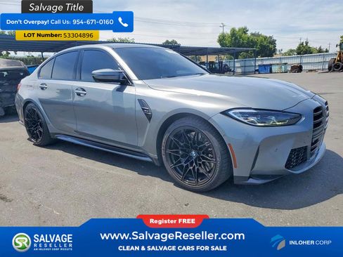 Used 2022 BMW M3 w/ Parking Assistance Package RWD image 5