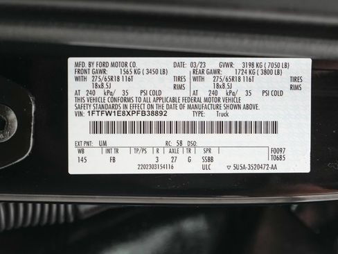 Certified 2023 Ford F150 XLT w/ Equipment Group 302A High AWD/4WD image 23