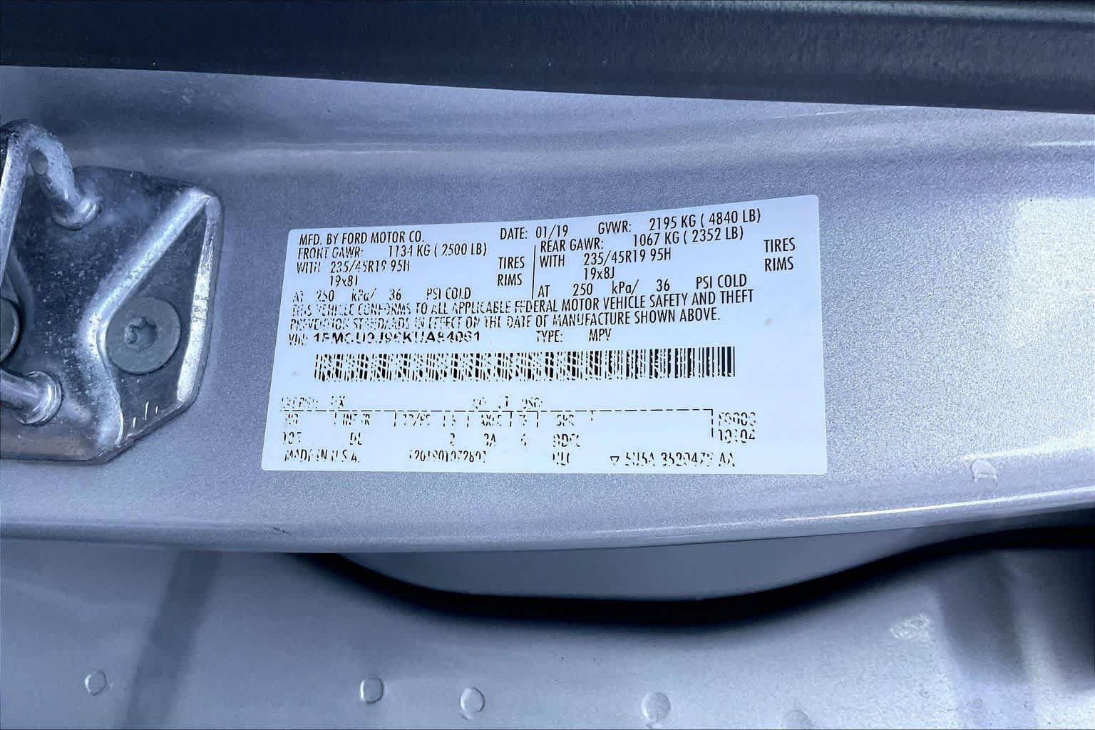 Used 2019 Ford Escape Titanium AWD/4WD image 33