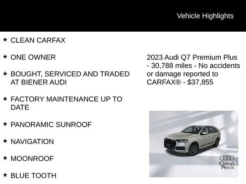 Used 2023 Audi Q7 2.0T Premium Plus w/ Premium Plus Package image 8
