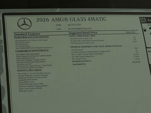New 2026 Mercedes-Benz GLA 35 AMG 4MATIC image 24