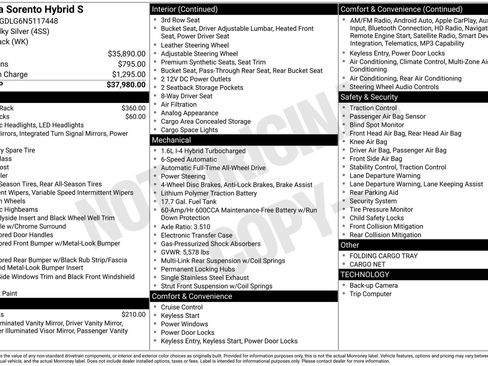 Used 2022 Kia Sorento S image 36