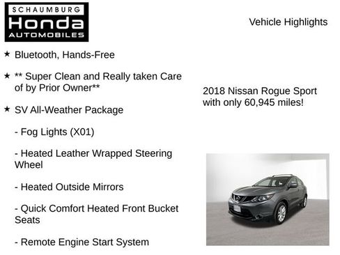Used 2018 Nissan Rogue Sport SV w/ SV All-Weather Package image 8