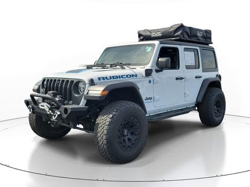 Used 2022 Jeep Wrangler Unlimited Rubicon 4xe w/ Steel Bumper Group image 2