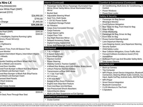 Certified 2025 Kia Niro LX FWD image 10