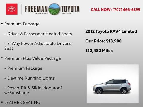 Used 2012 Toyota RAV4 Limited w/ Premium Plus Value Pkg image 5