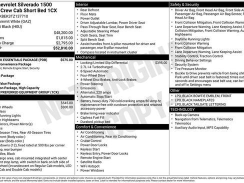 New 2026 Chevrolet Silverado 1500 Custom w/ LPO, Dark Essentials Package image 21