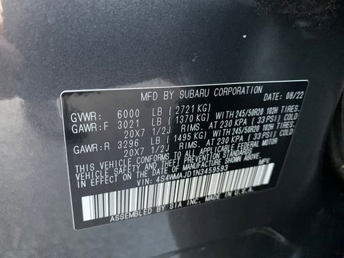 Used 2022 Subaru Ascent Onyx Edition image 36