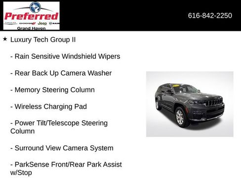 Used 2023 Jeep Grand Cherokee L Limited w/ Luxury Tech Group II image 12