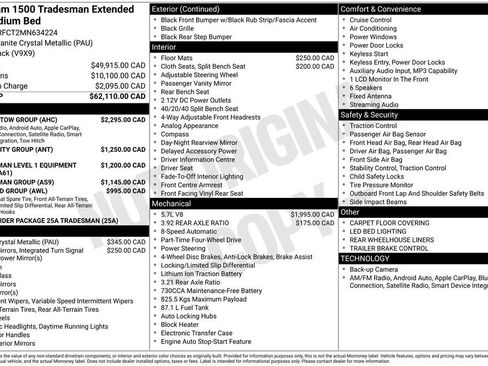 Used 2021 RAM 1500 Tradesman w/ Trailer Tow Group AWD/4WD image 6