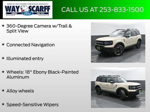New 2025 Ford Bronco Sport Outer Banks w/ Outer Banks Tech Package+ AWD/4WD image 12