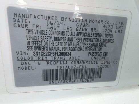 Used 2015 Nissan Versa Note SV FWD image 17