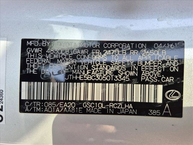 Used 2016 Lexus RC 350 w/ Navigation System Package RWD image 26