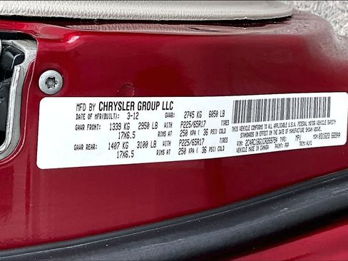 Used 2012 Chrysler Town & Country Touring w/ Entertainment Group #1 FWD image 21