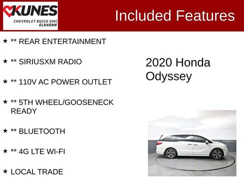 Used 2020 Honda Odyssey Elite image 3