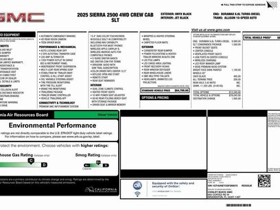 New 2025 GMC Sierra 2500 SLT w/ SLT Convenience Package
