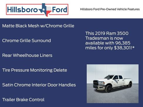Used 2019 RAM 3500 Tradesman w/ Chrome Appearance Group image 14