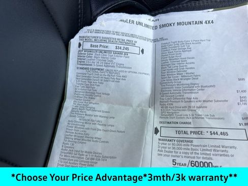 Certified 2017 Jeep Wrangler Unlimited Sahara image 36