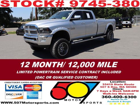 Used 2015 RAM 2500 Laramie w/ Protection Group AWD/4WD image 2