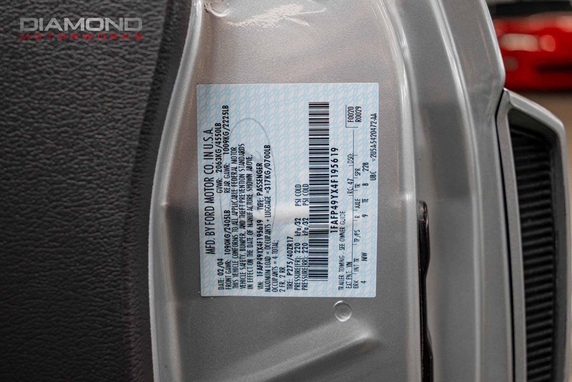 Used 2004 Ford Mustang Cobra RWD image 84