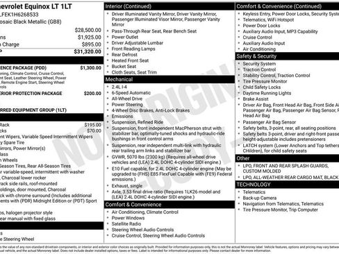 Used 2017 Chevrolet Equinox LT w/ Convenience Package AWD/4WD image 39