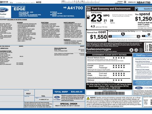 Used 2022 Ford Edge SEL AWD/4WD image 10