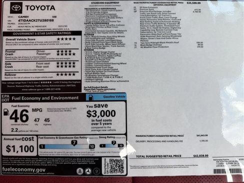 New 2026 Toyota Camry XSE image 24