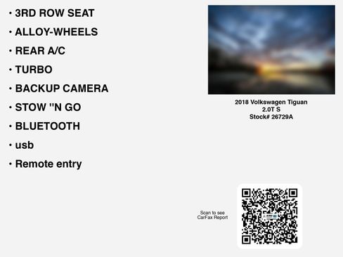Used 2018 Volkswagen Tiguan S image 7