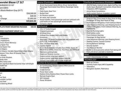 Used 2025 Chevrolet Blazer LT image 42