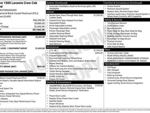 Used 2019 RAM 1500 Laramie w/ Sport Appearance Package image 26