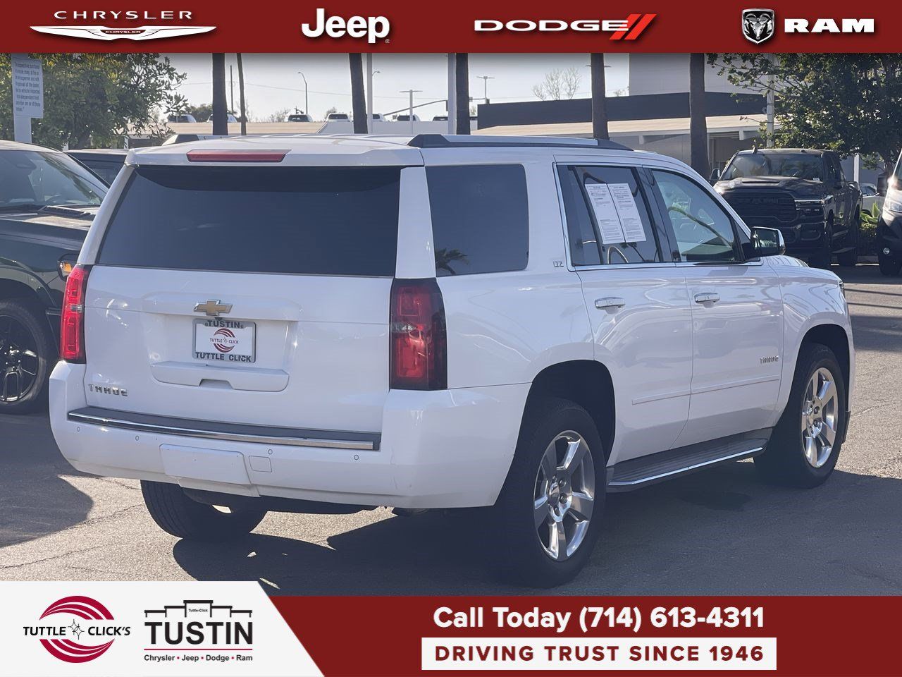 Used 2015 Chevrolet Tahoe LTZ w/ Max Trailering Package RWD image 6