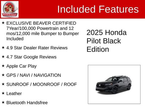 Used 2025 Honda Pilot Black Edition image 4