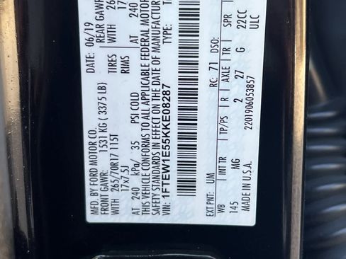 Used 2019 Ford F150 XLT w/ Equipment Group 301A Mid image 28